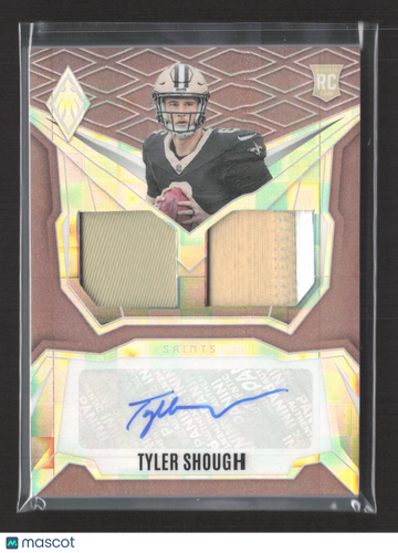 2025 Panini Phoenix Tyler Shough #DRP-TSH /199 Dual Memorabilia RC