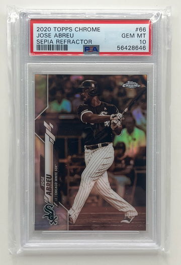 2020 Topps Chrome Jose Abreu Sepia Refractor PSA 10 Gem Mint