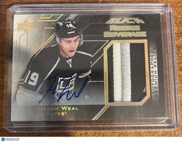 2015-16 UD Black Jordan Weal #RCOV-JW Gold Spectrum Autographs Rookie