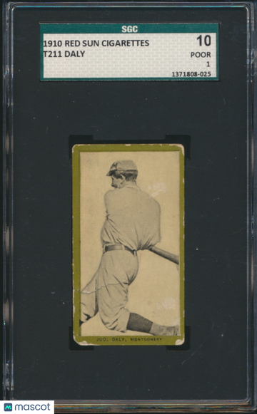 1910 Red Sun Cigarettes (T211) Daly SGC 1