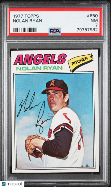 1977 Topps Nolan Ryan #650 PSA 7