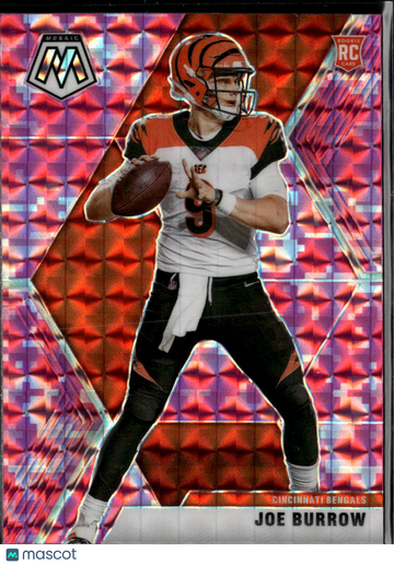 Joe Burrow 2020 Panini Prizm Mosaic RC Pink Cincinnati Bengals