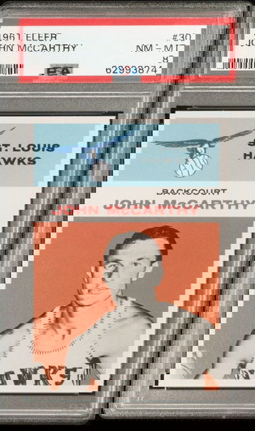 1961 Fleer John McCarthy #30 PSA 8 NMMT