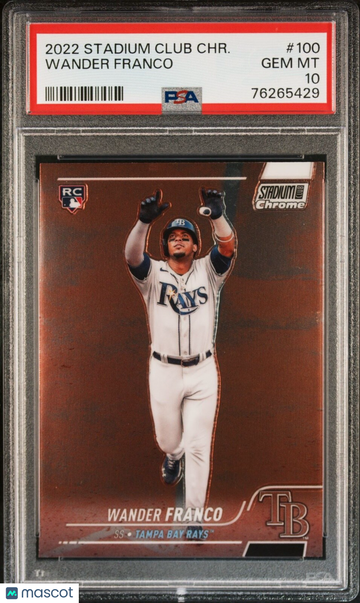 2022 Stadium Club Wander Franco #100 Chrome PSA 10