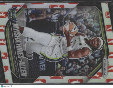 Myisha Hines-Allen 2025 Prizm WNBA #96 WNBA Logo DSG Exclusive - Dallas Wings
