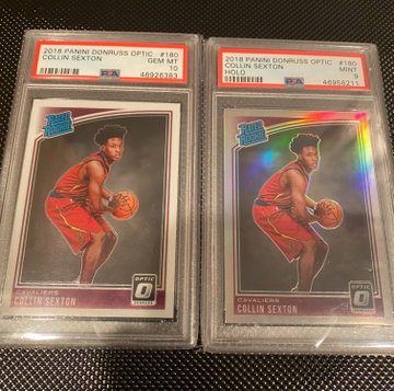 Collin Sexton Optic Psa 10 and Holo PSA 9 HOT