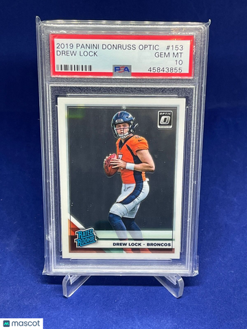 2019 Panini Donruss Optic Drew Lock #153 PSA 10