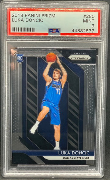 Luka Doncic 2018 Panini Prizm #280 Rookie PSA 9