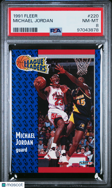 1991 Fleer Michael Jordan #220 PSA 8