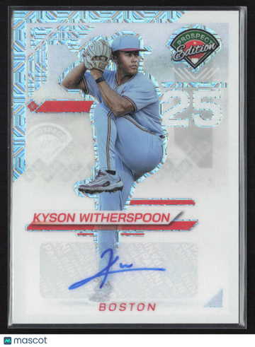 2025 Panini Prospect Edition Prizm Kyson Witherspoon #84 Mojo Auto /25