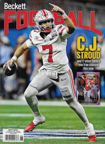 Beckett Football Card Monthly Price Guide Magazine June 2023 C.J. Stroud Ohio State Buckeyes