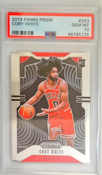 Coby White Prizm PSA 10 
