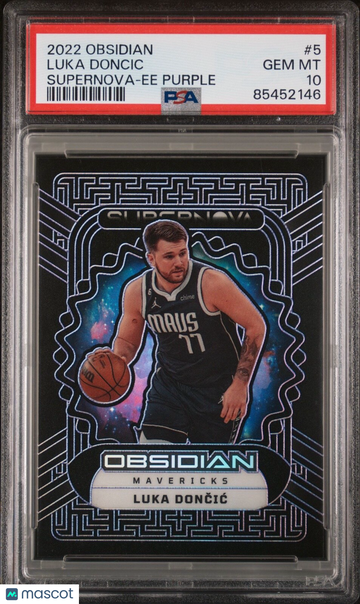 2022 2023 Select Luka Dončić #5 Electric Etch Purple Parallel/Variety PSA 10