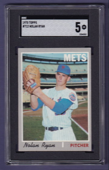 1970 Topps #712 Nolan Ryan SGC 5