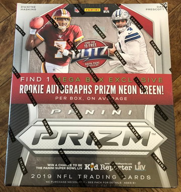 2019 Prizm Football Mega Box Sealed