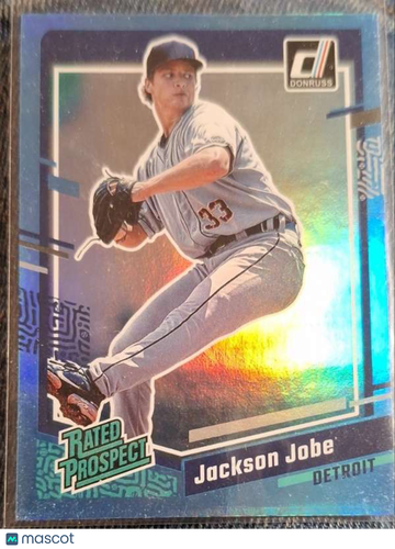2023 Donruss - Holo Carolina Blue Jackson Jobe #75