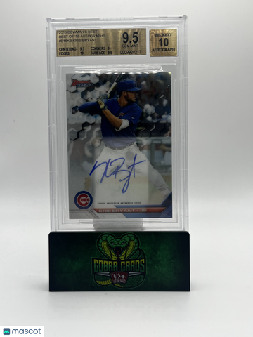 2016 Bowman's Best Best of '16 Autographs Kris Bryant #B16KB Autograph BGS 9.5 Auto 10