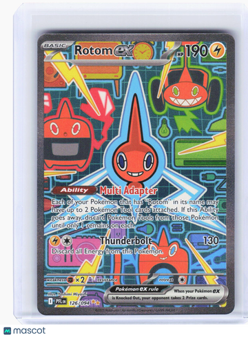 2025 Pokemon—Rotom ex #126/94 Phantasmal Flames—Special Illustration Rare Holo