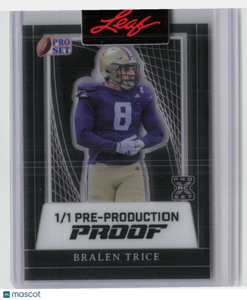 1/1 2024 Leaf Pro Set Bralen Trice Black RC Pre-Production Proof