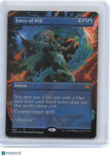 Double Masters Force of Will (Borderless) Foil Mythic #340