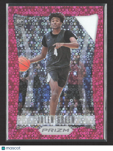 2021 Panini Prizm Draft Picks Jalen Green #4 Pink Circles /20