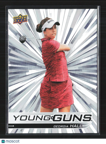 2026 Upper Deck Golf Young Guns Georgia Hall #134 Outburst