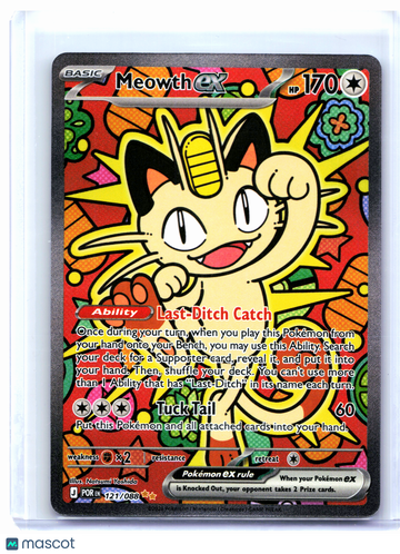 Perfect Order Meowth ex Holo Special Illustration Rare #121/088