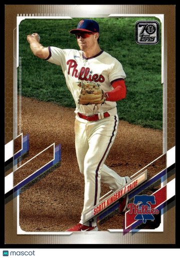 2021 Topps Scott Kingery #464 Gold SN