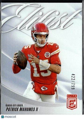 Patrick Mahomes II 2025 Panini Donruss Elite Elitist /799 Kansas City Chiefs