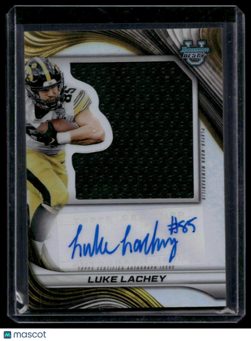 2024 Bowman University Best Luke Lachey #PJA-LL Prospect Jumbo Relic Autographs MEM,AU