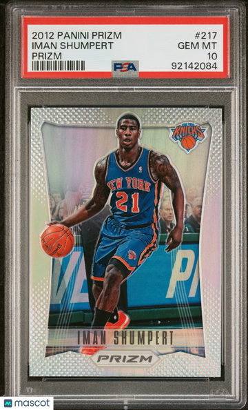 2012 Panini Prizm Iman Shumpert #217 Prizm Rookie RC PSA 10