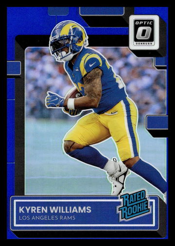 2022 Panini Donruss Optic Blue Kyren Williams #281 RC /179