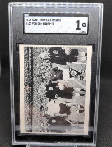 1962 Papel Fussball Konige #127 Vor Dem Endspiel 1954 WC Final Puskas Walter SGC 1 