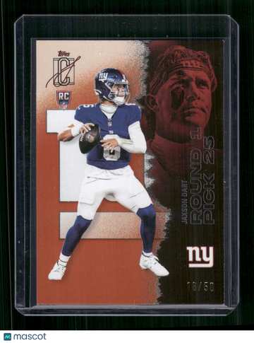 2025 Topps Signature Class Jaxson Dart #106 /50