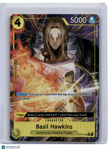 The Best Vol. 2 (Premium) Basil Hawkins Foil Rare Alt Art #OP10-109