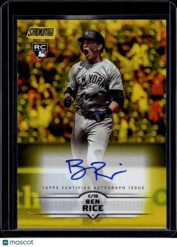2025 Topps Stadium Club Ben Rice #SCBA-BR RC