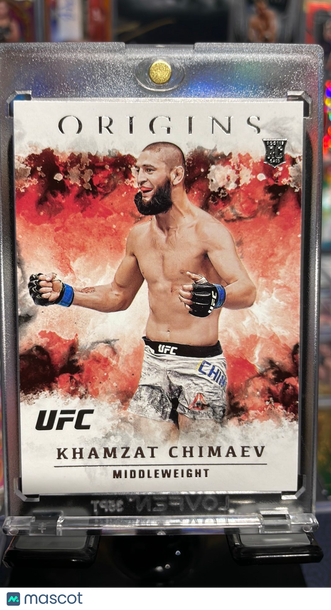 2021 Origins SSP Khamzat Chimaev Rookie UFC Trading Card
