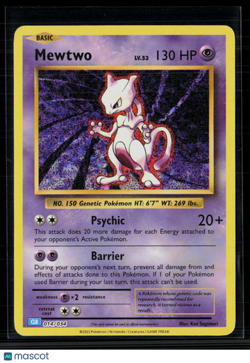 2023 Classic Collection Mewtwo Holo #14/34
