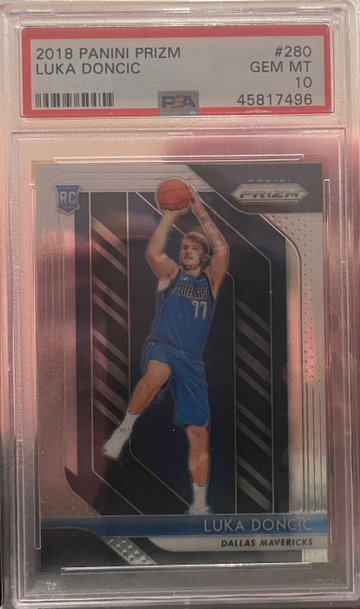 2018 Prizm Luka Doncic PSA 10 