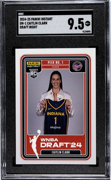 2024-25 Panini Instant Wnba #DN-1 Caitlin Clark Draft Night 1 of 45316 SGC 9.5