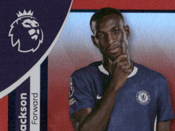 2025-26 Topps Premier League Nicolas Jackson #AC-NJ Red Rainbow /5 Auto Topps