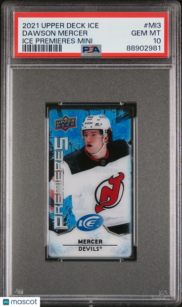 2021-22 Upper Deck Ice Ice Premieres Mini Dawson Mercer #MI3 PSA 10
