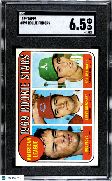 1969 Topps Rollie Fingers #597 SGC 6.5