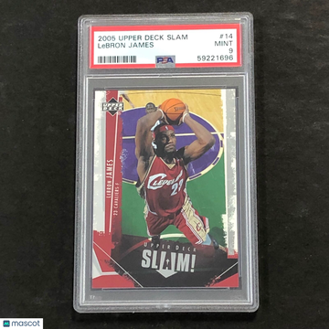 2005 Upper Deck Slam LeBron James #14 PSA 9