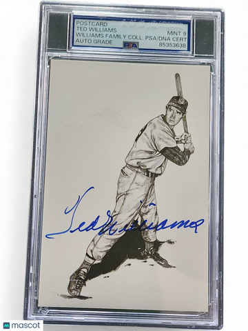 1941 Ted Williams PSA A Auto 9