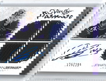 JONATHAN BERNIER 2007/8 O-PEE-CHEE PREMIER GAME JERSEY AUTOGRAPH AUTO #225/299