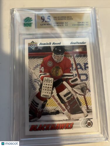 1991-92 Upper Deck Dominik Hasek #335 Rookie MNT 9.5