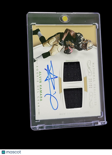 2018 Panini National Treasures Rookie NFL Gear Alvin Kamara #RSC-AK /99 Rookie NFL Gear Dual Patch