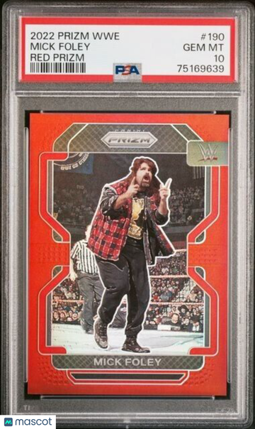 2022 Panini Prizm WWE Mick Foley PSA 10