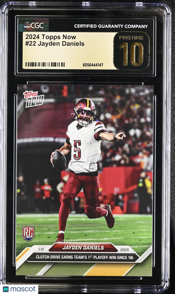 2024 Topps Now Jayden Daniels #22 CGC 10